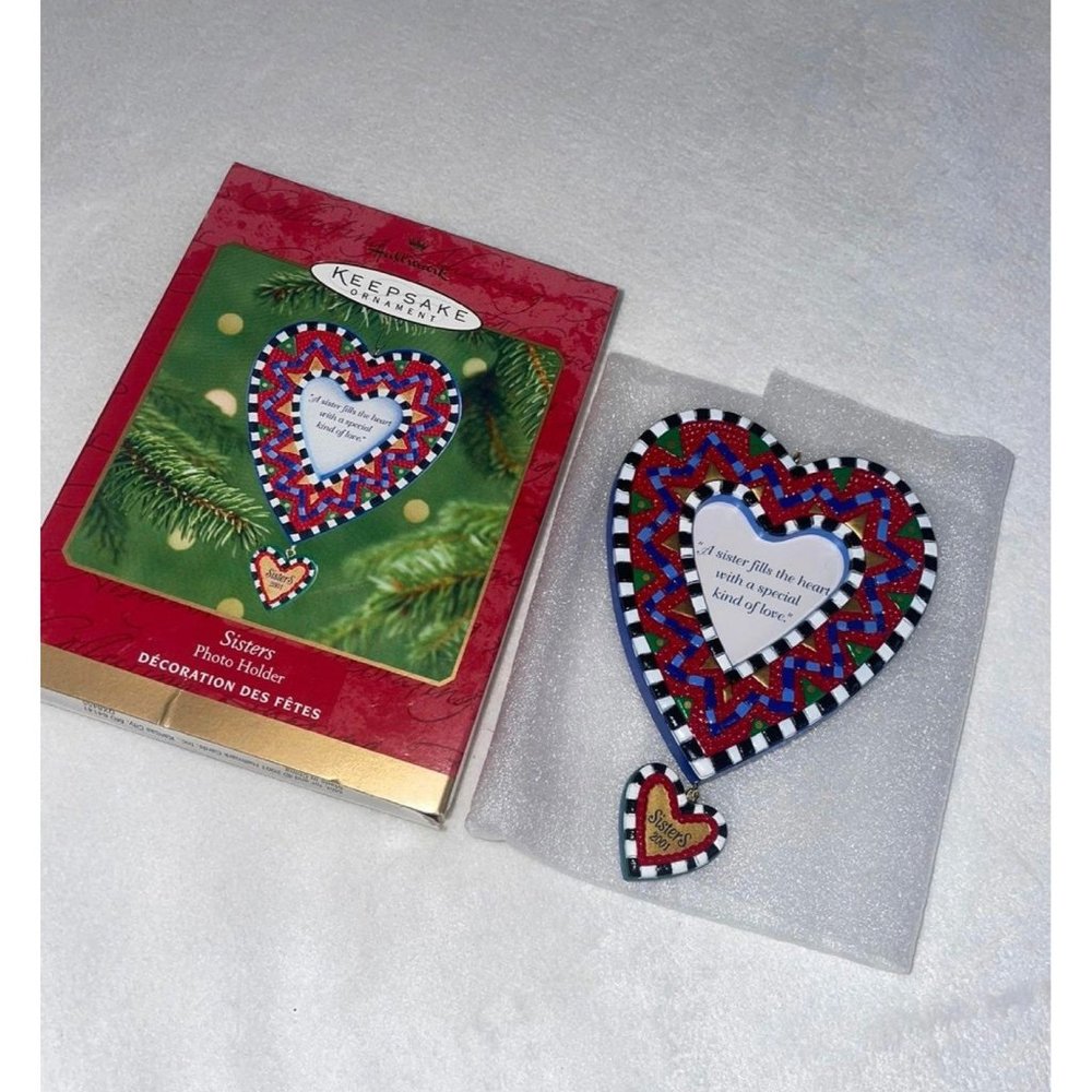 Hallmark Keepsake Ornament Sisters Photo Holder